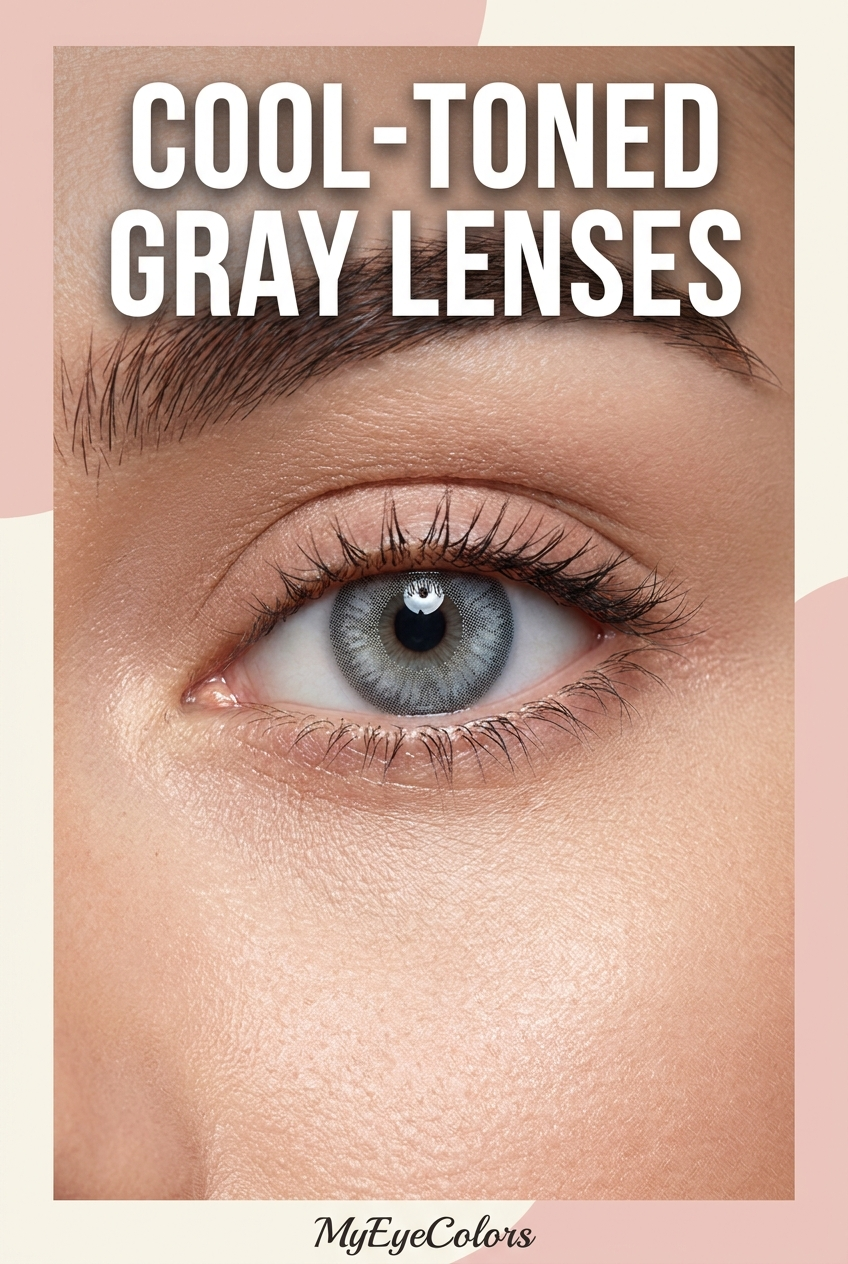 Best gray colored contacts for a cool modern look