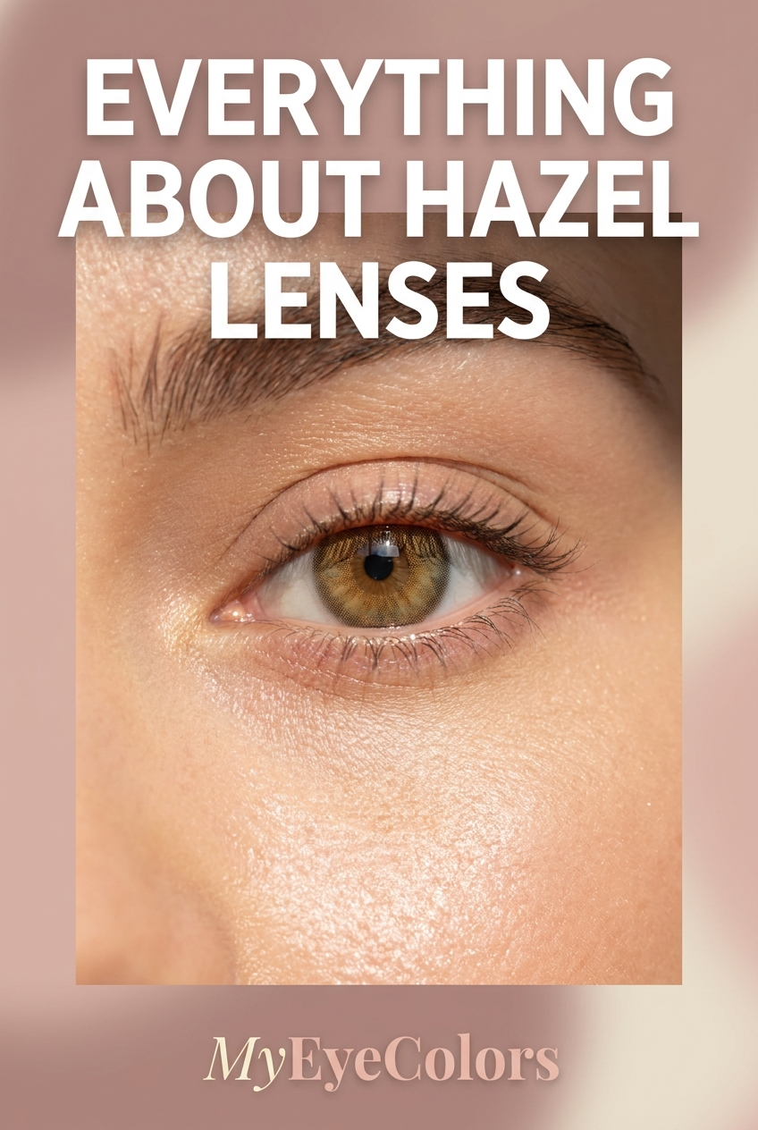 Everything to know about hazel colored contacts