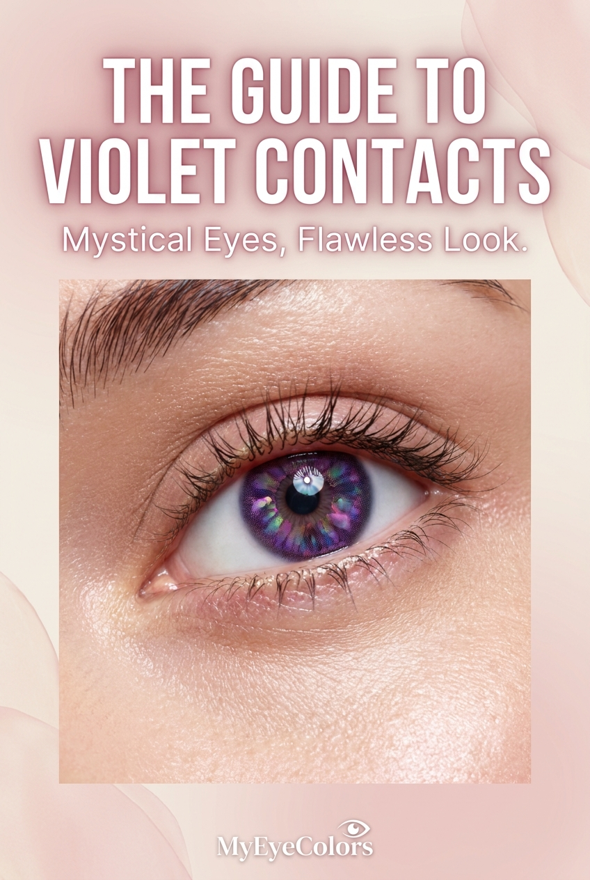 Everything to know about violet colored contacts