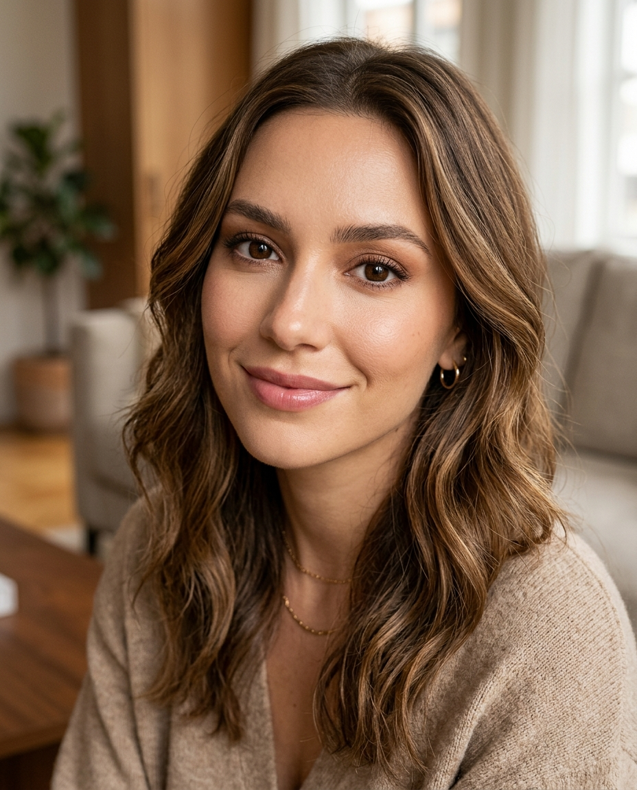 3-Tone Brown Colored Contact Lenses