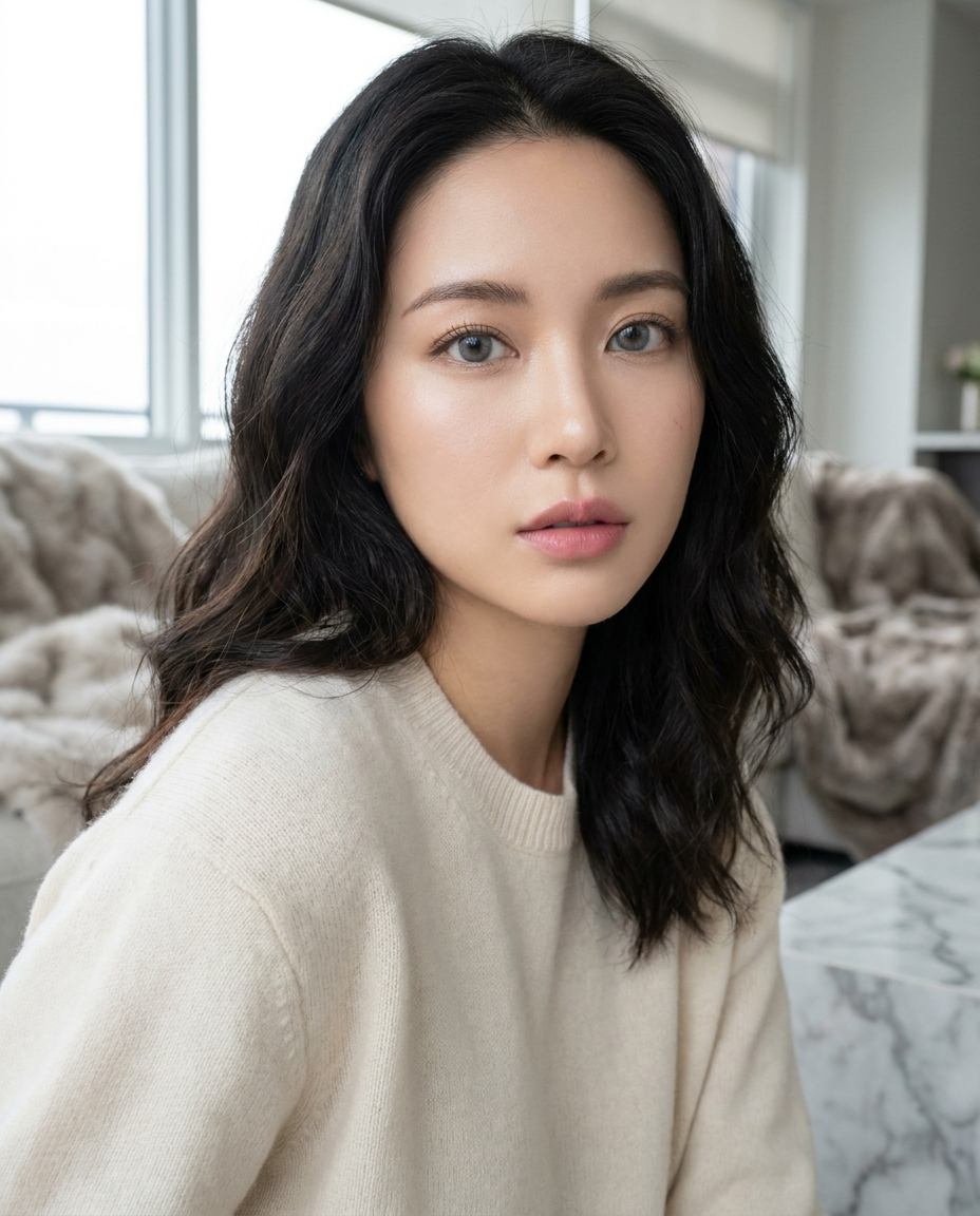 3-Tone Gray Colored Contact Lenses