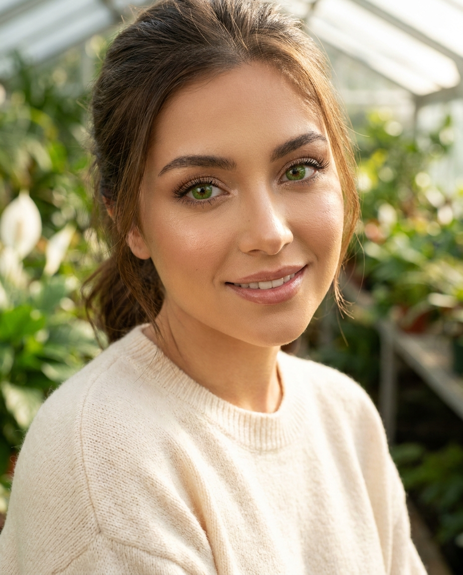 3-Tone Green Colored Contact Lenses
