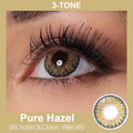 3-Tone Pure Hazel Colored Contact Lenses