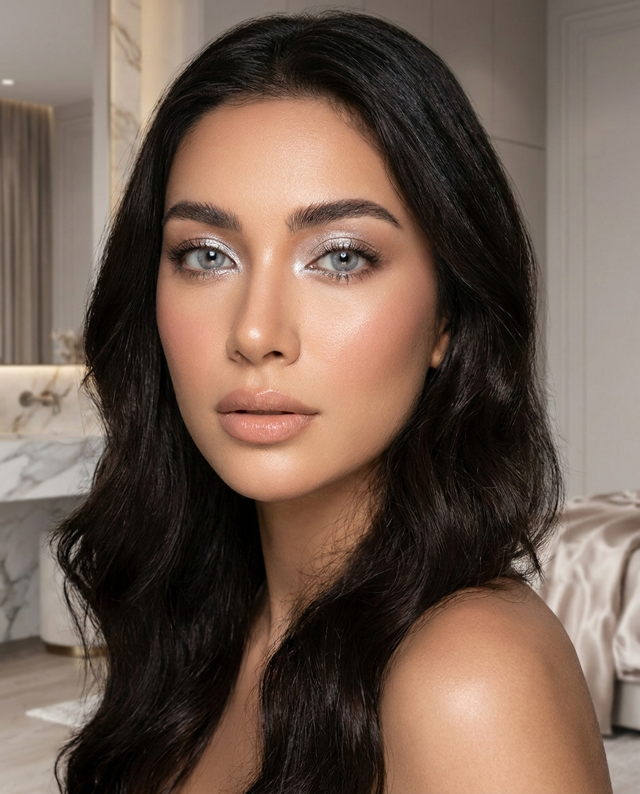 3-Tone Sterling Gray Colored Contact Lenses